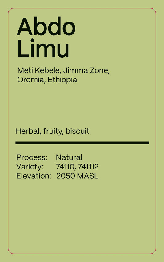 Ethiopia Abdo Limu - Drip Pack