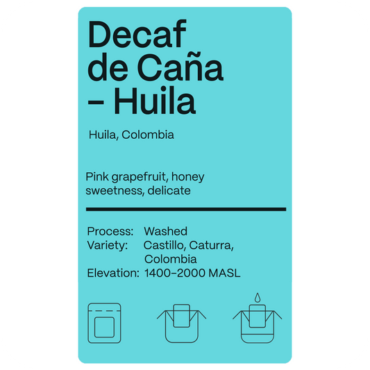 Decaf de Cana Huila Colombia - Drip pack