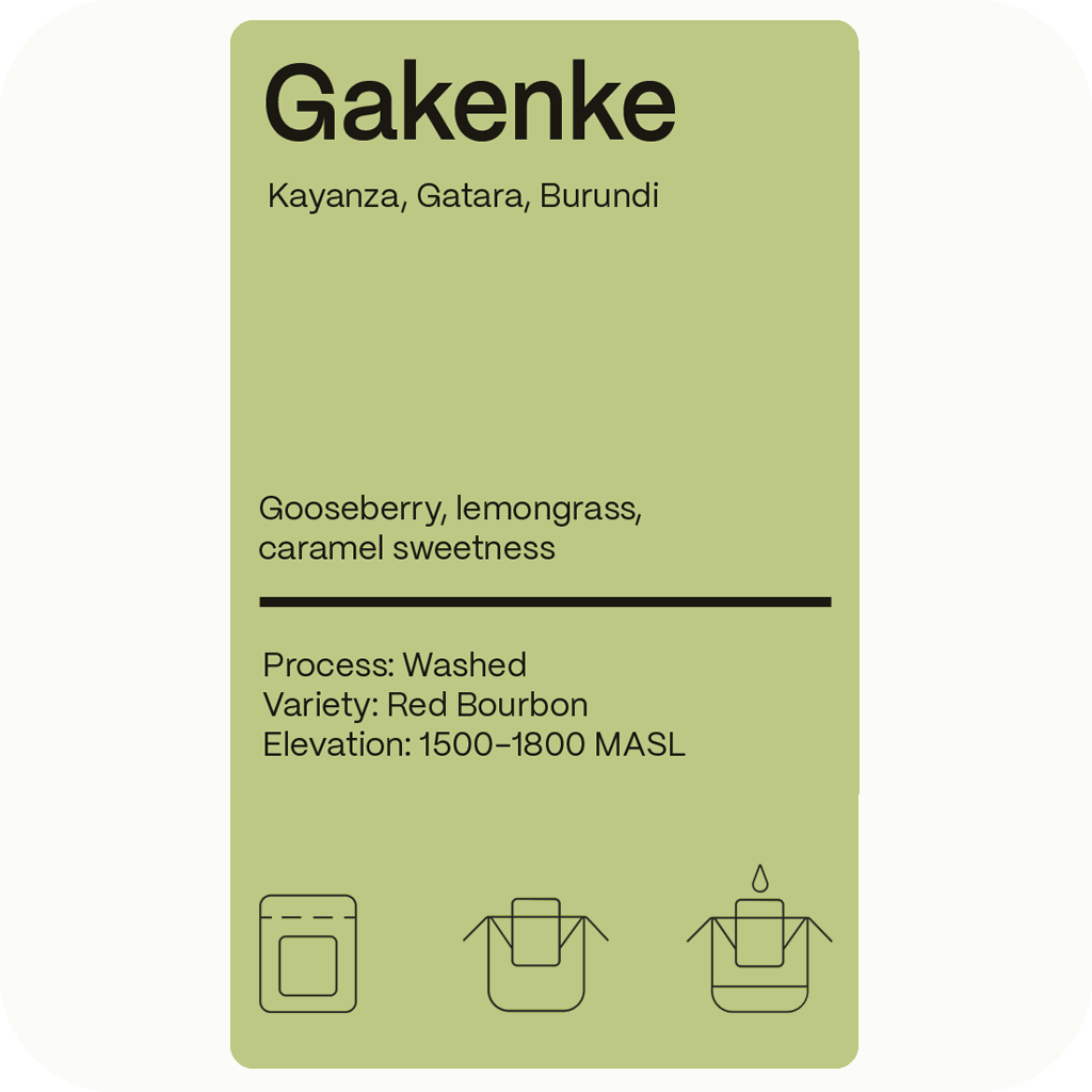 Burundi Gakenke - Drip Pack