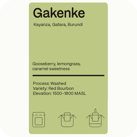 Burundi Gakenke - Drip Pack